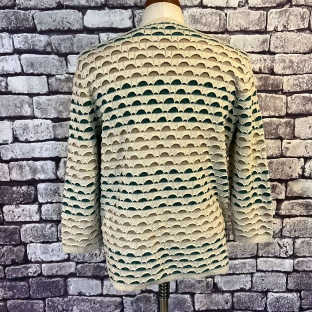 Alfred Dunner No Close Cardigan W/ Attached Tank Size Small - Picture 6 of 9